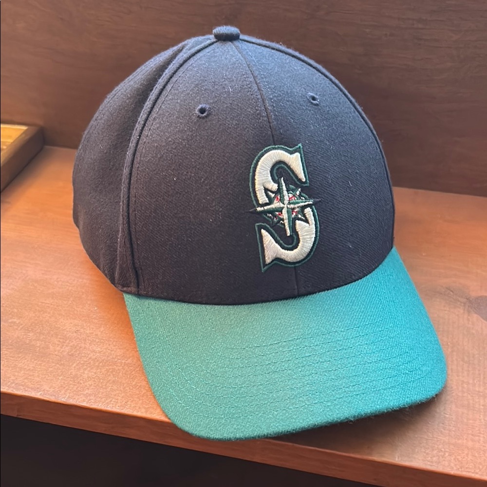 Seattle Mariners Navy & Teal Adjustable Baseball Cap